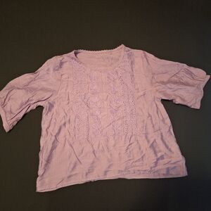Zara Lavender Blouse